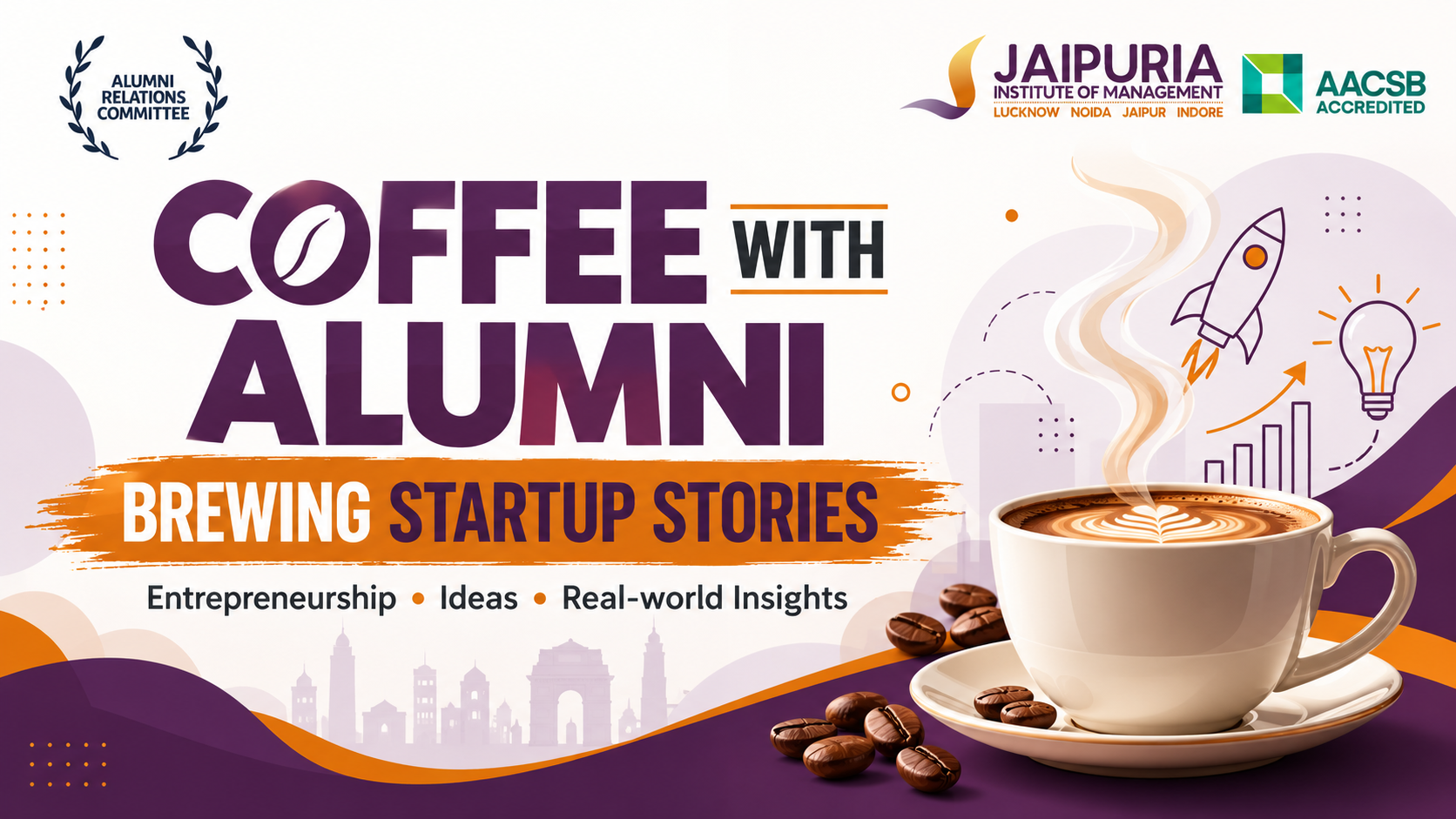 Coffee with Alumni: Brewing Startup Stories-JIM Noida